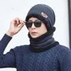 Conjunto de gorro de dos piezas - gris
