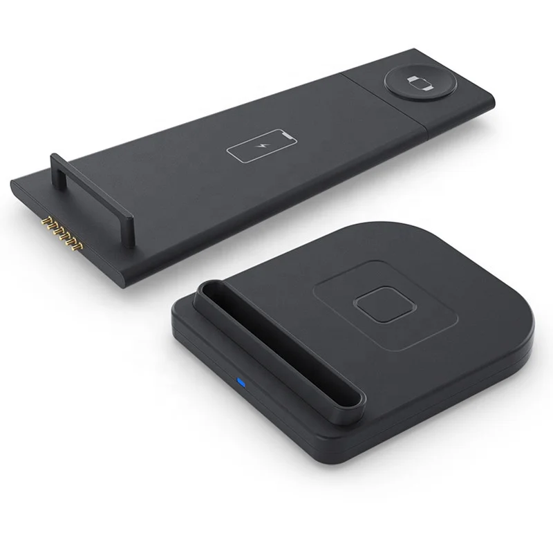 
15 Вт быстрая зарядная станция QI 3 в 1 Беспроводное зарядное устройство для iPhone 12 для iwatch для airpods 