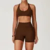 Reggiseno+pantaloncini-marrone
