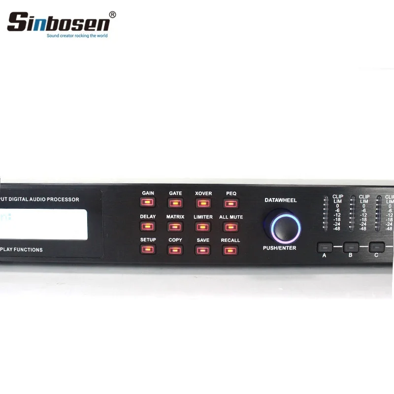 Sinbosen AD48 4 Input 8 Output DSP Audio Speaker Management Digital Processor