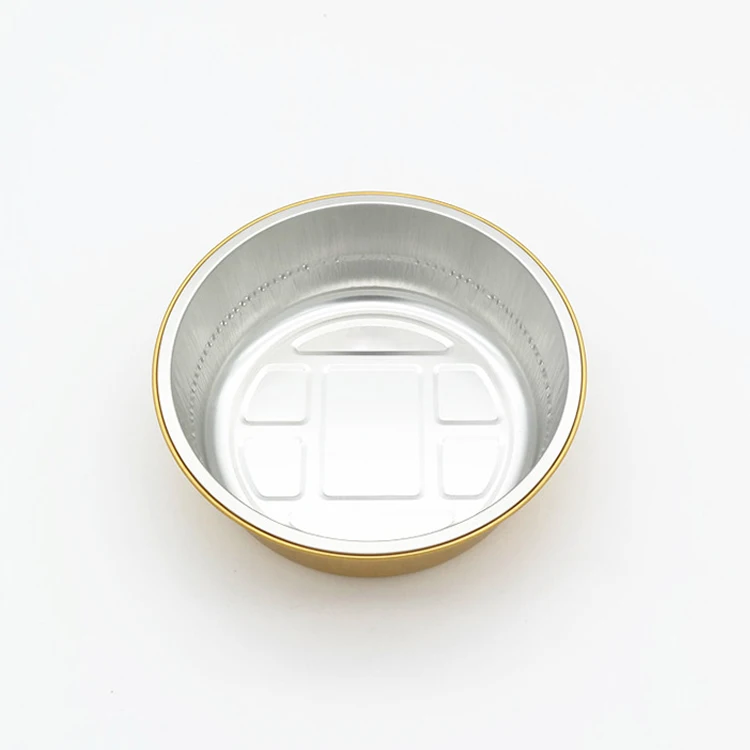 Y825 825ml High Quality Dessert Disposable Wrinkle Proof Leak Resistant Foil Bowl Crease Free Pasta Bowl Oven Safe Foil Bowl