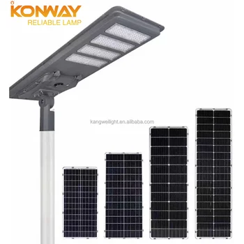 IP67 Waterproof Outdoor Solar Energy Integration LED Street Light With Motion Photocell Sensor All in One LED Solar Street Light