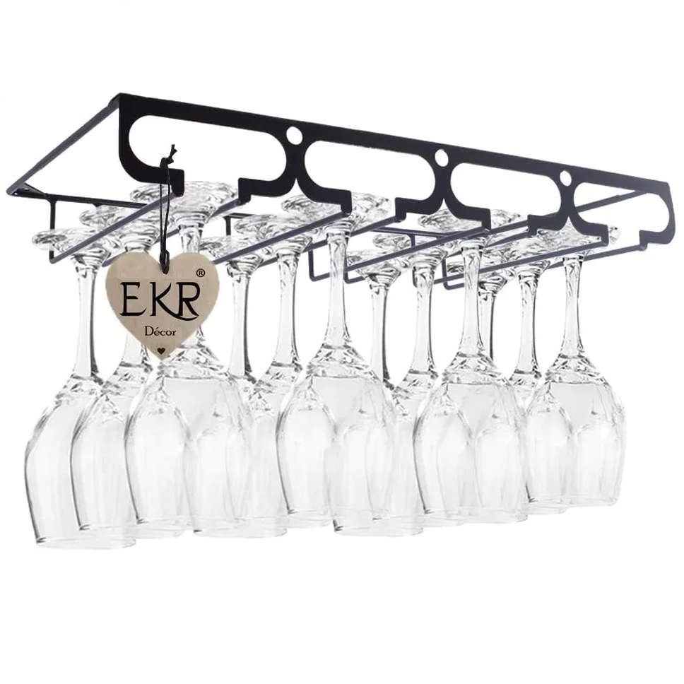 Porte-verres Sous Placard – Gain De Place élégant Pour Cuisine Ou Bar - 7