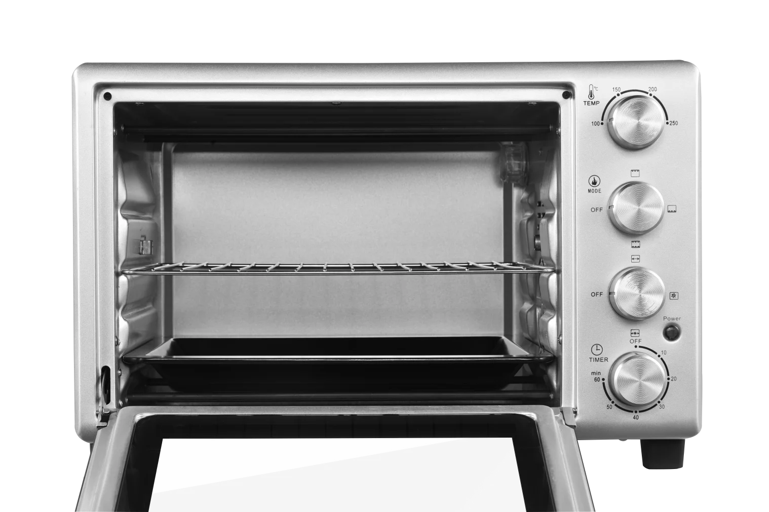 China Factory 28L Electr Oven with Hot Plate Mini Electr Oven Pizza Maker Machine Electric Oven