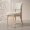 Wood-Colored+White Cashmere fabric