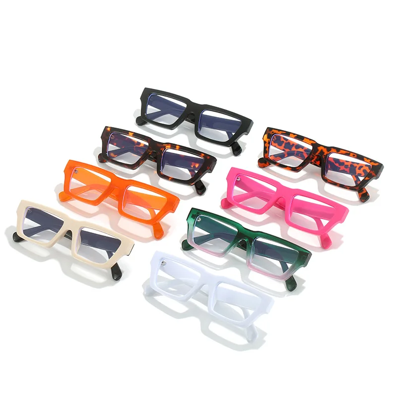 Vintage Eyewear Thick Frame square Eye protection Blue Ray Cut Computer  Glasses Anti Blue Light Blocking Glasses for Men