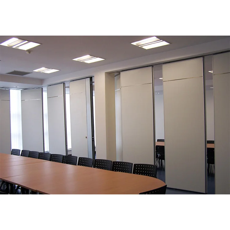 Aluminum Frame Office Partition Movable Wall Room Divider Sliding Folding Partition Wall Manufacturers