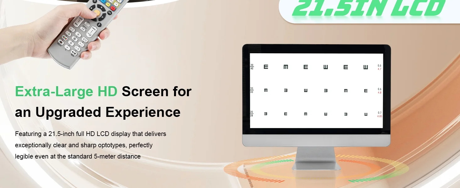 High Standard Optometry Equipment Digital Eye Chart LCD 215D Portable Vision Chart Snellen for Eye Test