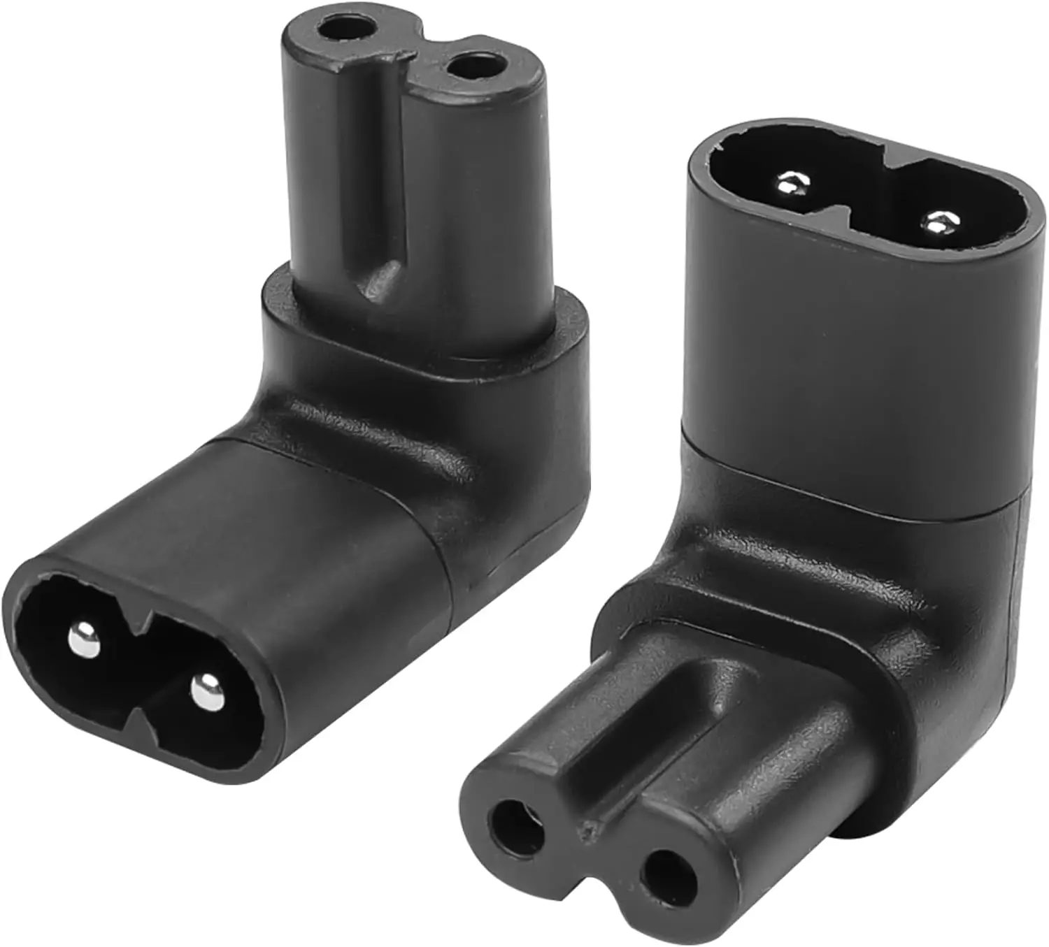 High Quality Iec Converter C7 to C8 Angle Plug Adapter Female to Male ...