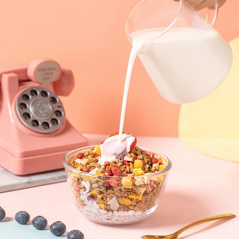 Chinese Adult Superfood Dried Buckwheat Grain Breakfast Cereal Strawberry Mango Fruits DGI Food Non-Fried Low-Carb Low-Fat 2 min