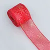 Golden Snowflake-6.5cm, 10 Yards Per Roll