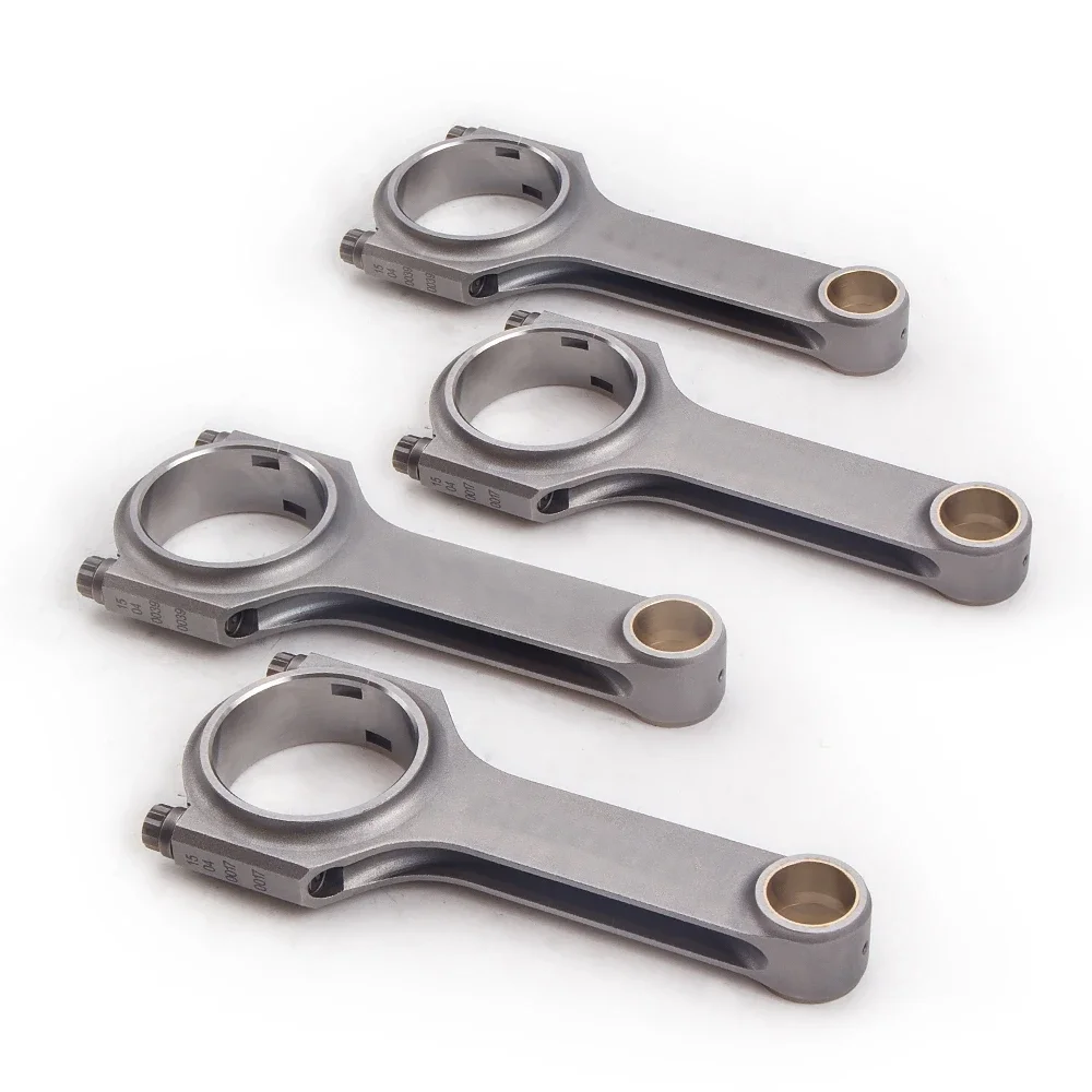 Racing Forging 4340 Steel Connecting Rods for Volvo B230 B234 B230F B230FT B230A B230FK B230E B230FD 740 940 760 16v 2.3l 158mm
