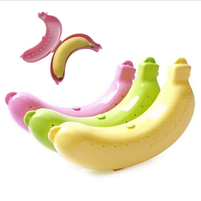 Portable Banana Case Plastic Food Grafe Safe Banana Holder Outdoor Travel Cute Banana Protector Storage Box