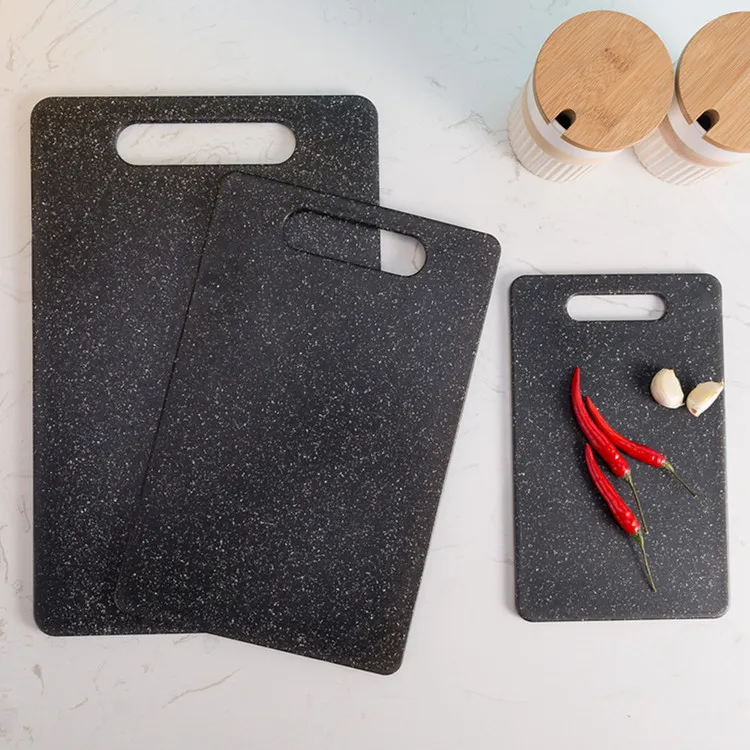 Factory Price Marble Chopping Blocks Black Rectangular Chopping Board Private Label Plastic Cutting Board Sheet