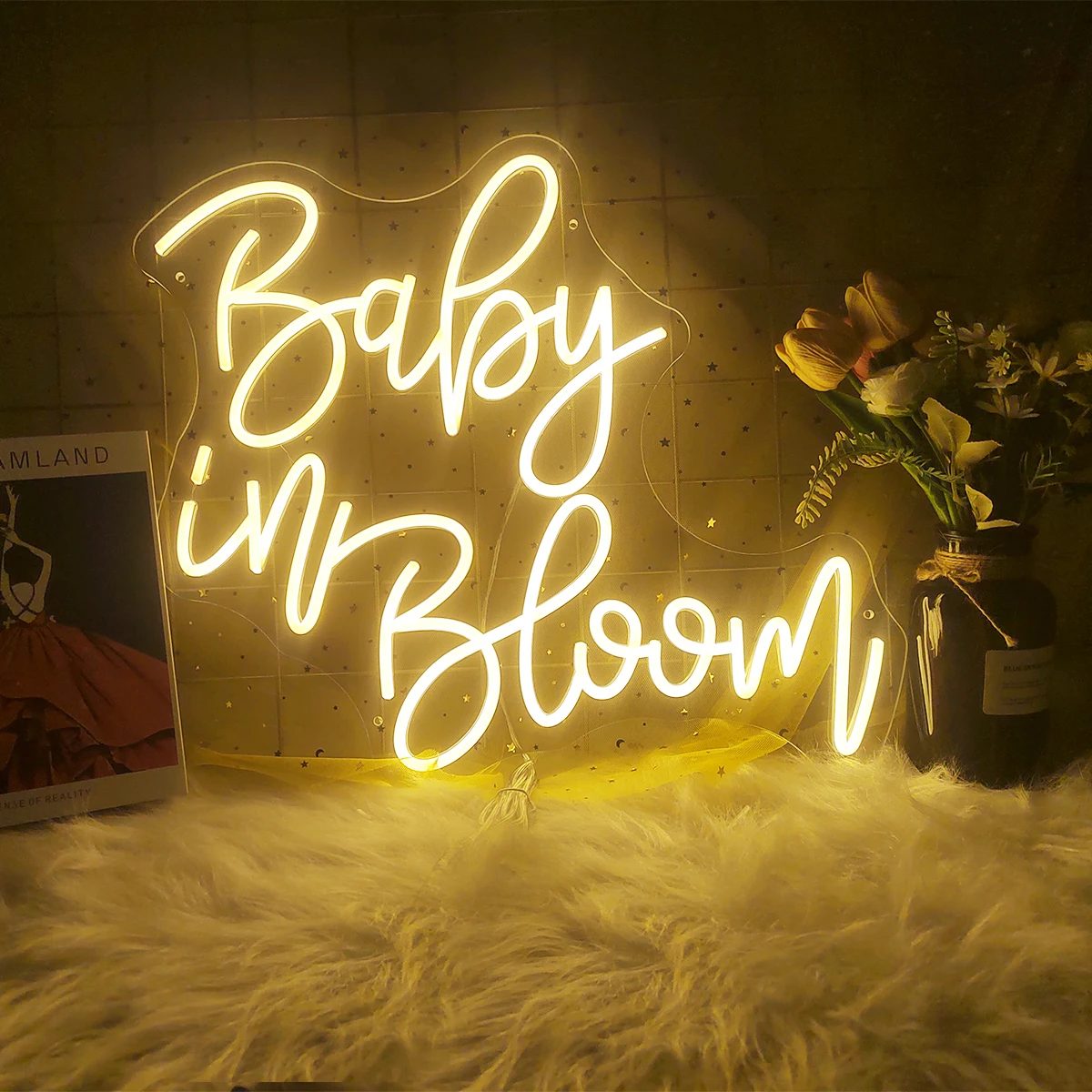 Custom LED Neon Sign – Personalized Wall Decor For Birthdays, Weddings, Business Logos, Home & Parties – Dimmable, Safe & Easy To Install