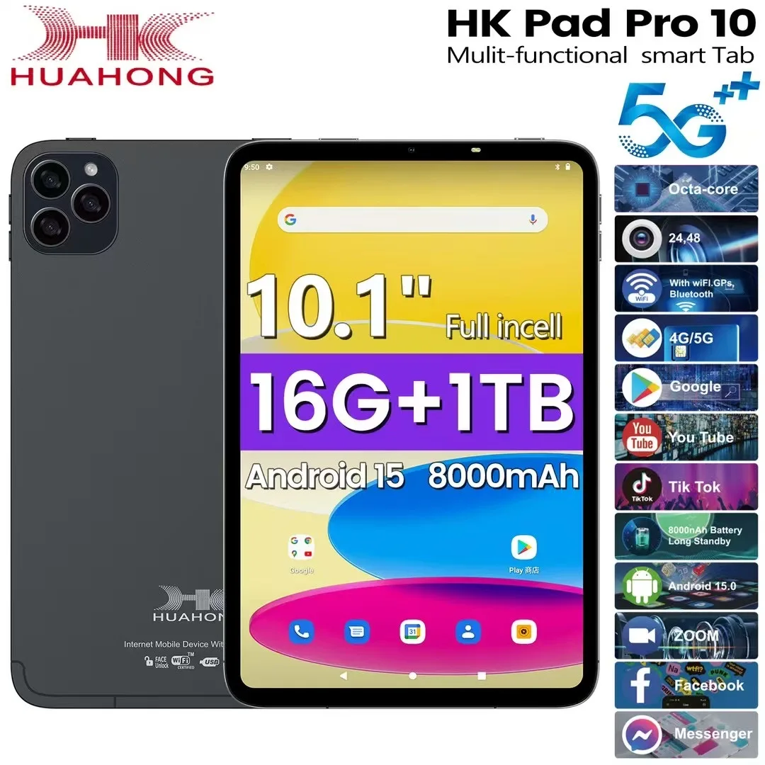 5G+ HK Pad Pro 10 - Versatile Smart Tablet for Business