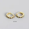 Pietra nera oro 6.5mm