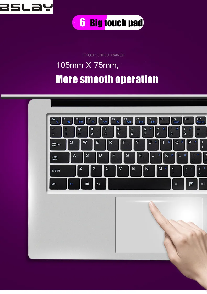 15.6 Inch Gaming With 8G RAM 1TB 512G 256G 128G 64G SSD ROM Laptop Ultrabook Intel Quad Core Windows 10 For Students Computer