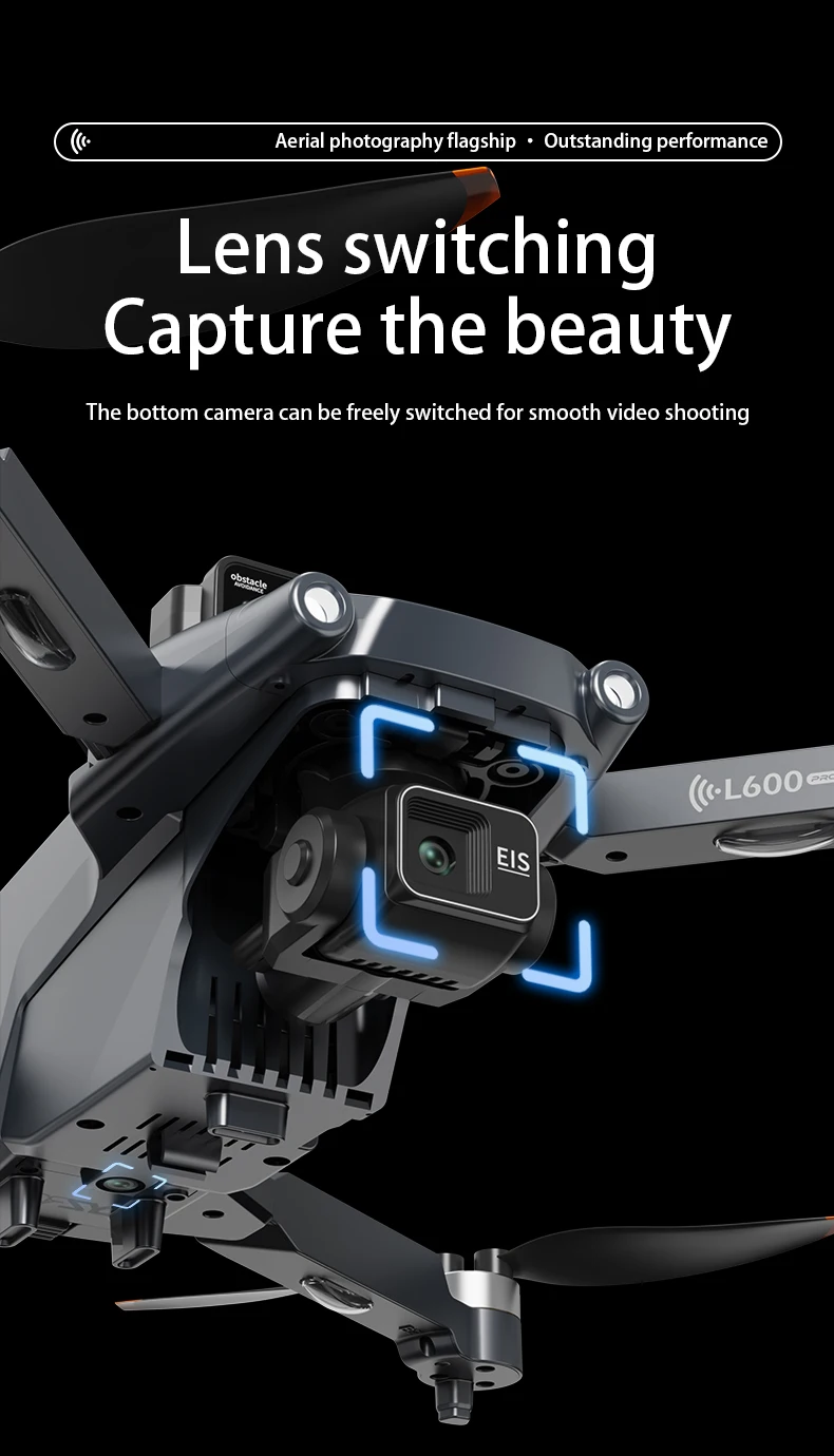 LYZRC L600-1 Pro Max Brushless Drones 3km Professional Long Distance With Obstacle Avoidance Quadcopter 4K HD Camera