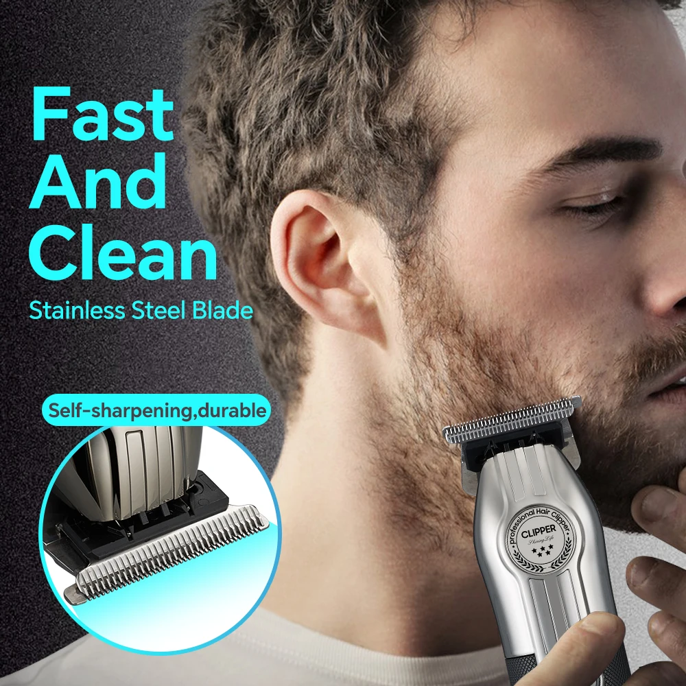 Multifunctional Retro Electric Oil Head Carving Machine USB Hair Salon Special Hair Clipper Electric Shaver Set for RV Use details