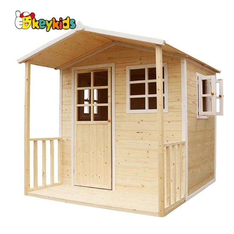 2021 большой уличный деревянный игровой домик для детей W01D086