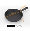 Sartén negra de 20 cm