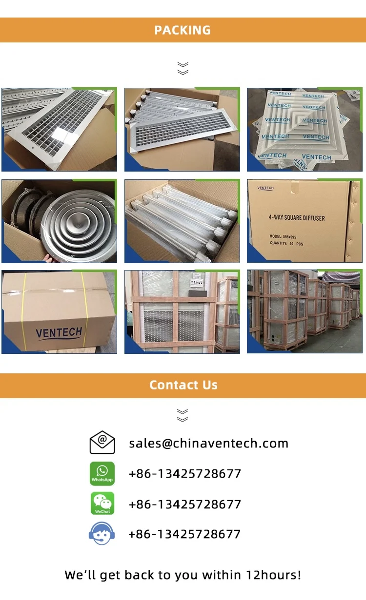 Ventech round supply air diffuser factory