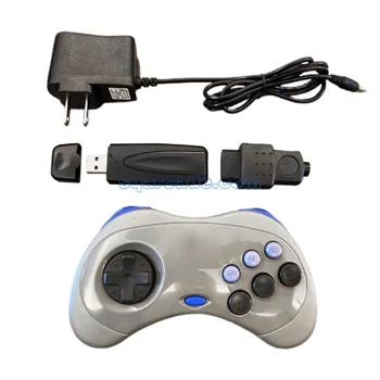 2.4G wireless controller dual receiver to Saturn SS original controller converted kit