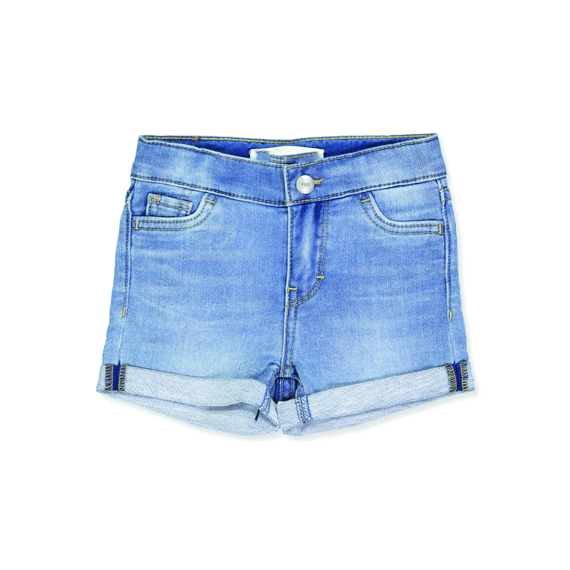 Latest Design High Quality Export Oriented Wholesale Washed Solid Short Denim Jeans Short Pants for Womens From Bangladesh