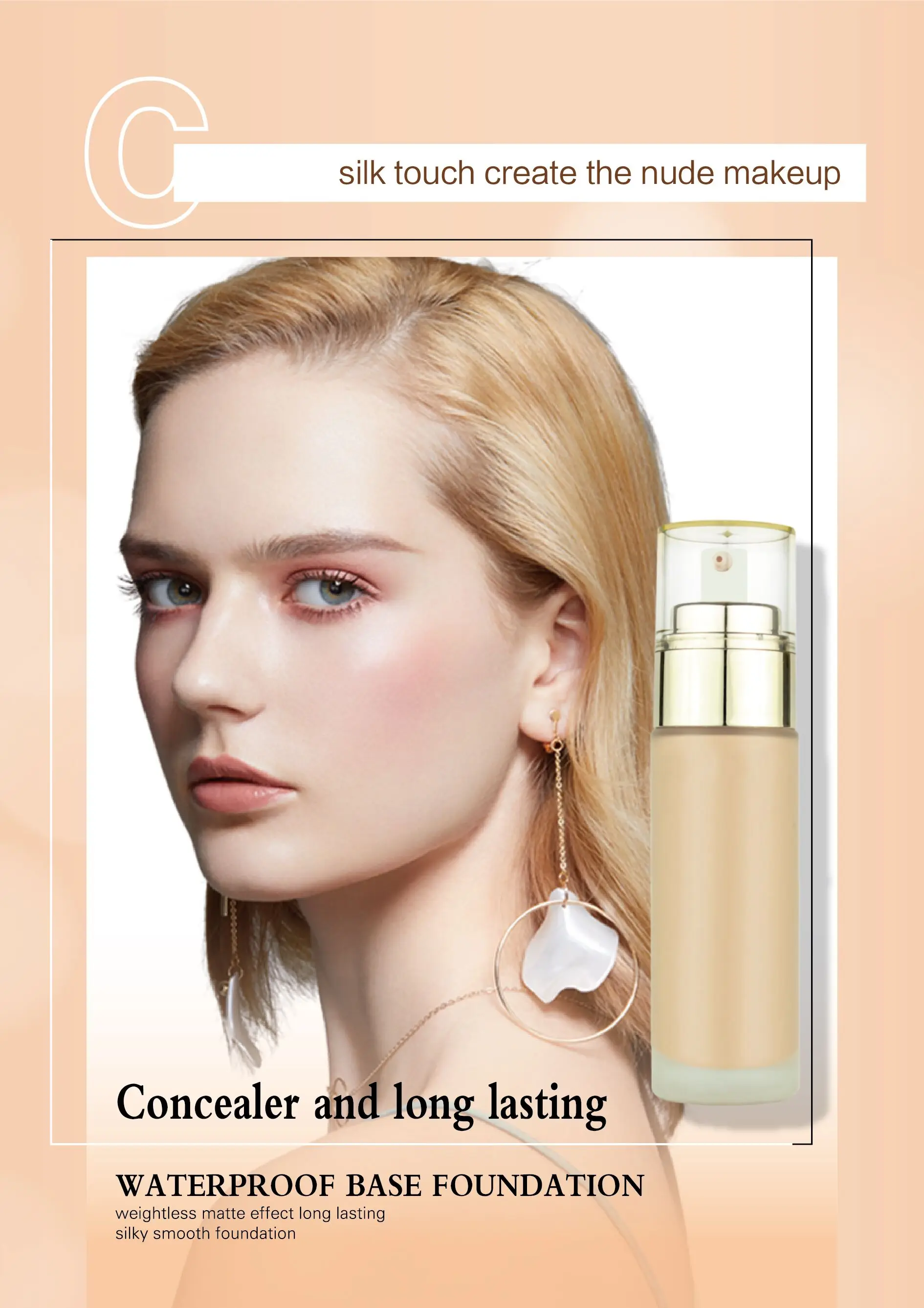 Custom Private Label Foundation Base Makeup Face Concealer Cream