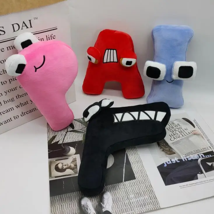 Custom Alphabet Lore Plush Kid Education Interactive Toys Plush Alphabet Lore