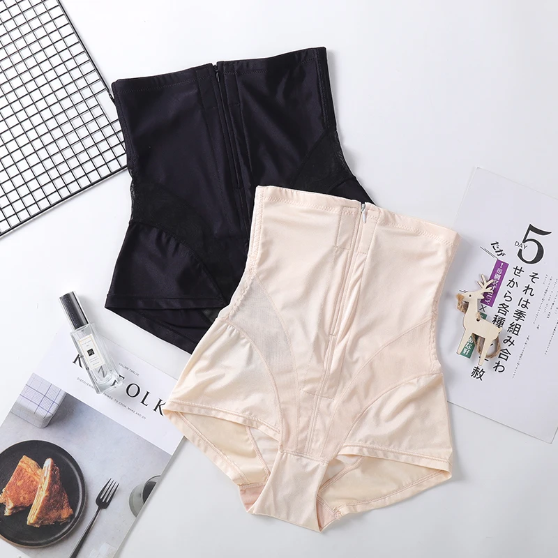 Wholesale Women Underwear Body Slimming Shapewear Panty High Waist Trainer Shaper With Zipper