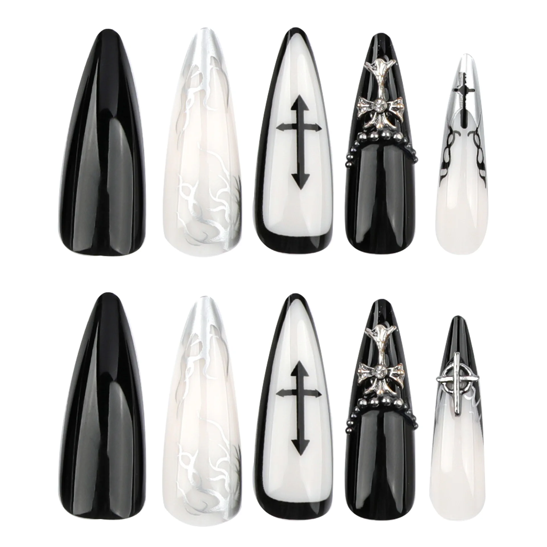 Reusable Handmade Designer Luxury Custom Press on Nail Packaging Box Wholesale Extra Long Short Best Acrylic Press on Nails