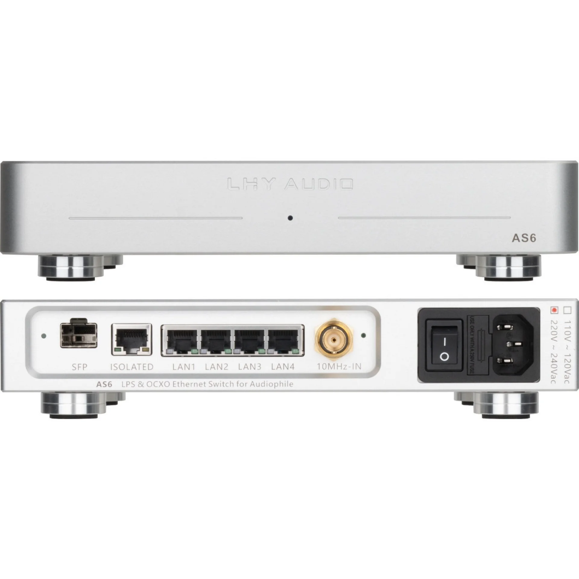 LHY SW-6 Ethernet Switch: 6-Port Network Switch with RJ-45 & SFP