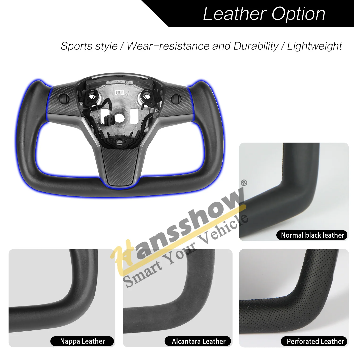 Model 3 Sr+ Model Y Yoke Heated Steering Wheel Retrofit For 2020 2021