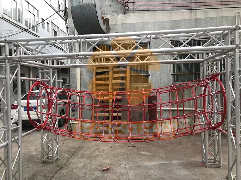Playground Hanging Rope Tunnel Outdoor Playground Facility