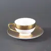 A cup and a plate of gold