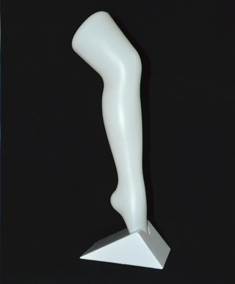 Walkom Female Display Mannequin Legs Clear Plastic Socks Foot for Women Stand Free Mounting