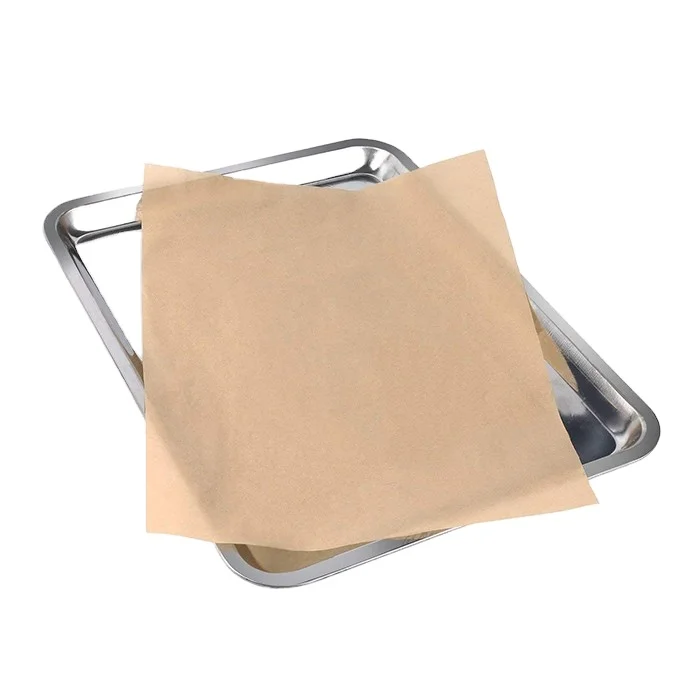 Unbleached Wrapping Custom Size Silicone Paper Baking Paper For Cooking