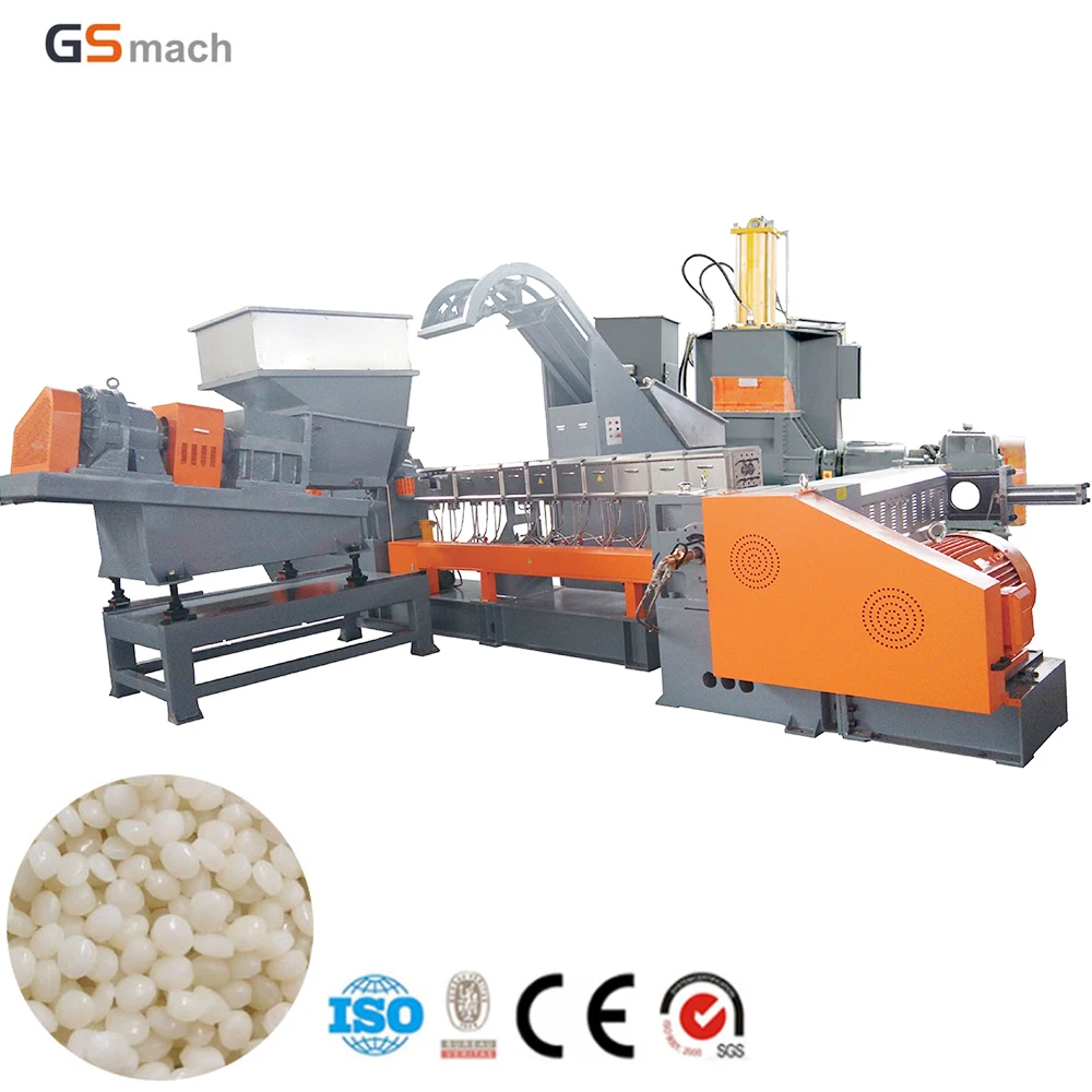 Линия гранулирования экструдера двухступенчатой машины для производства кабелей HFFR LSFH