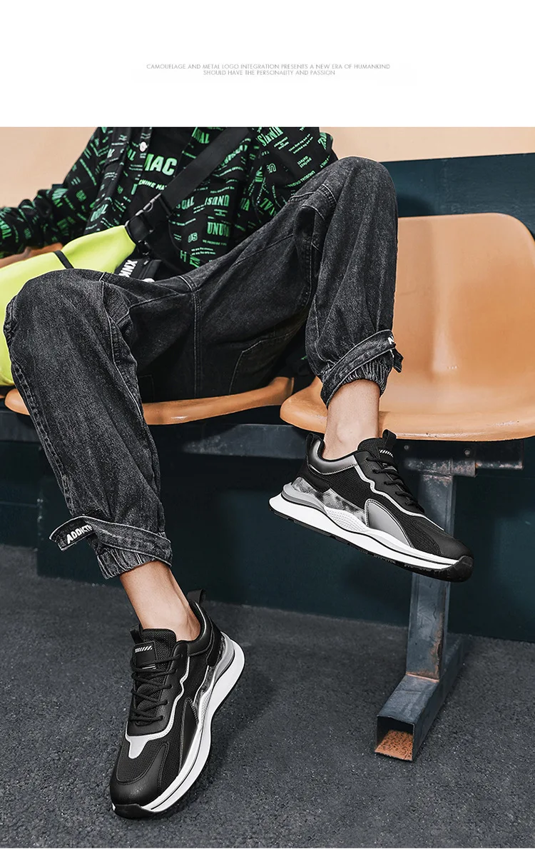 Latest Fashion Sneaker Breathable Men's Casual Shoes for Basketball Summer Walking Style Shoes