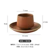 Tasse et soucoupe Vintage Marron
