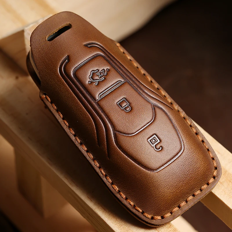 The Lord Of The Tools Coque Clé Voiture TPU 3 Boutons Bleu - Protection Ford Focus Fiesta C-Max