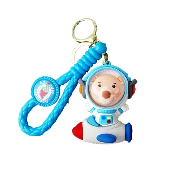 Character toys Cute cartoon key ring Backpack purse hanging decoration Children's birthday party gift decoration 3D key chain