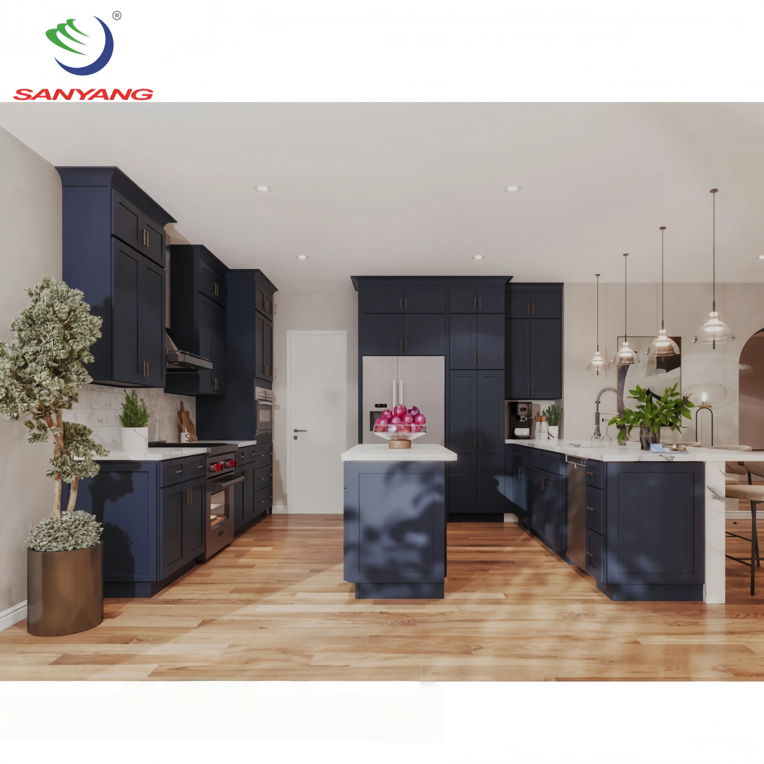 Hot Sale Blue Shaker Solid Wood Kitchen Cabinets Modern Model Kitchen  Furniture Mini Kitchen Cabinet Set for Sale| Alibaba.com