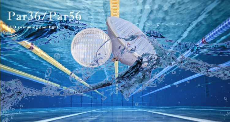 Светодиодная подводная лампа par36 9w rgb ip65 dc/ac12v led par36 9w, освещение для бассейна, производство Китай