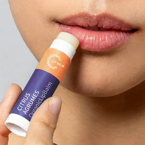 Premium Organic Natural Vegan Lip Balm Mineral Sunflower Oil Vitamin E& Moisturizing Nourishing Waterproof Non-Greasy Lip Care