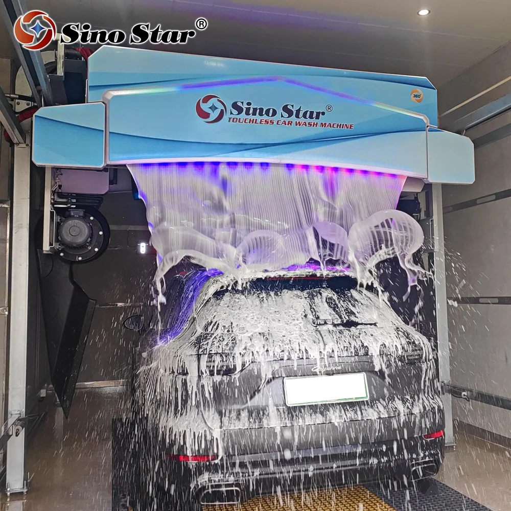 Sino Star G9 Pro Touchless Contactless Automatic Car Washing Machine Vehicle Cleaning System Auto Workshop Car Wash Equipment