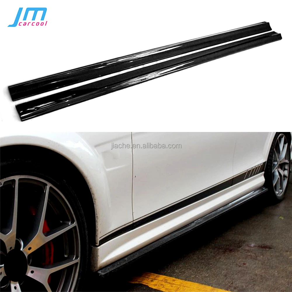 Carbon Fiber Style Armrest Trim Cover For Mercedes C-Class W204, C300, C63 AMG (2008-2014)