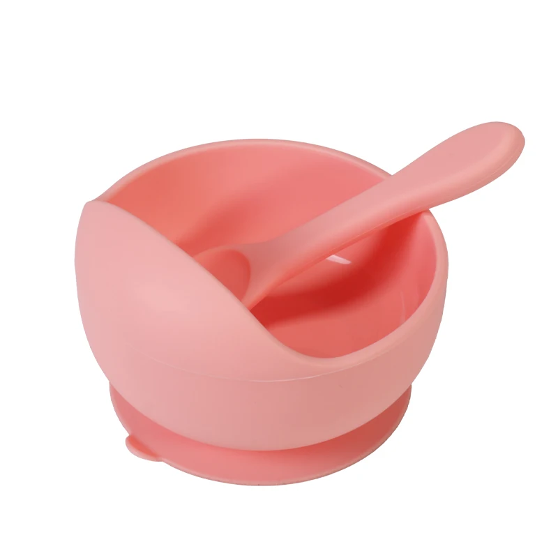 wrap toddler dinnerware silicone baby feeding suction bowl spoon set kid dining bowl dishwasher safe